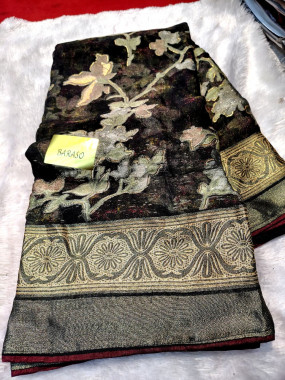 Black Brasso Saree
